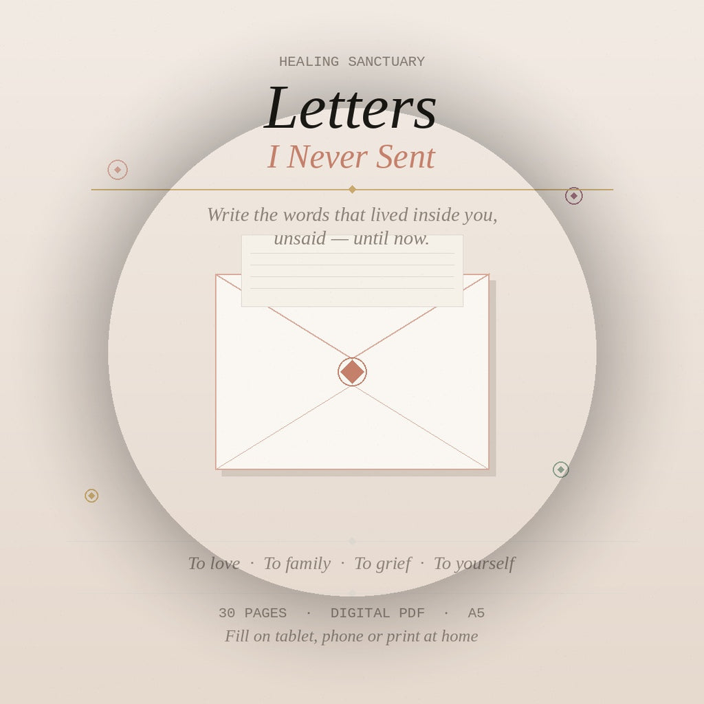 Letters I Never Sent — A Healing Journal for Women