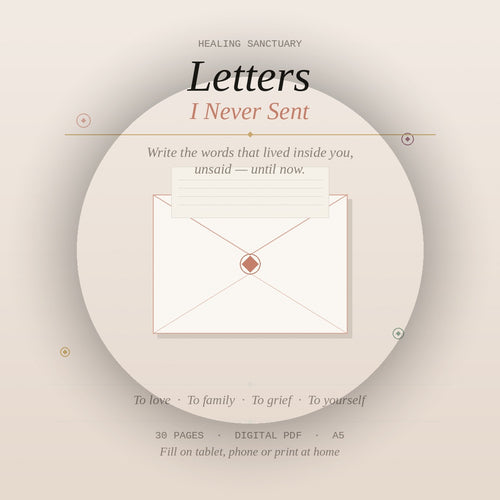 Letters I Never Sent — A Healing Journal for Women