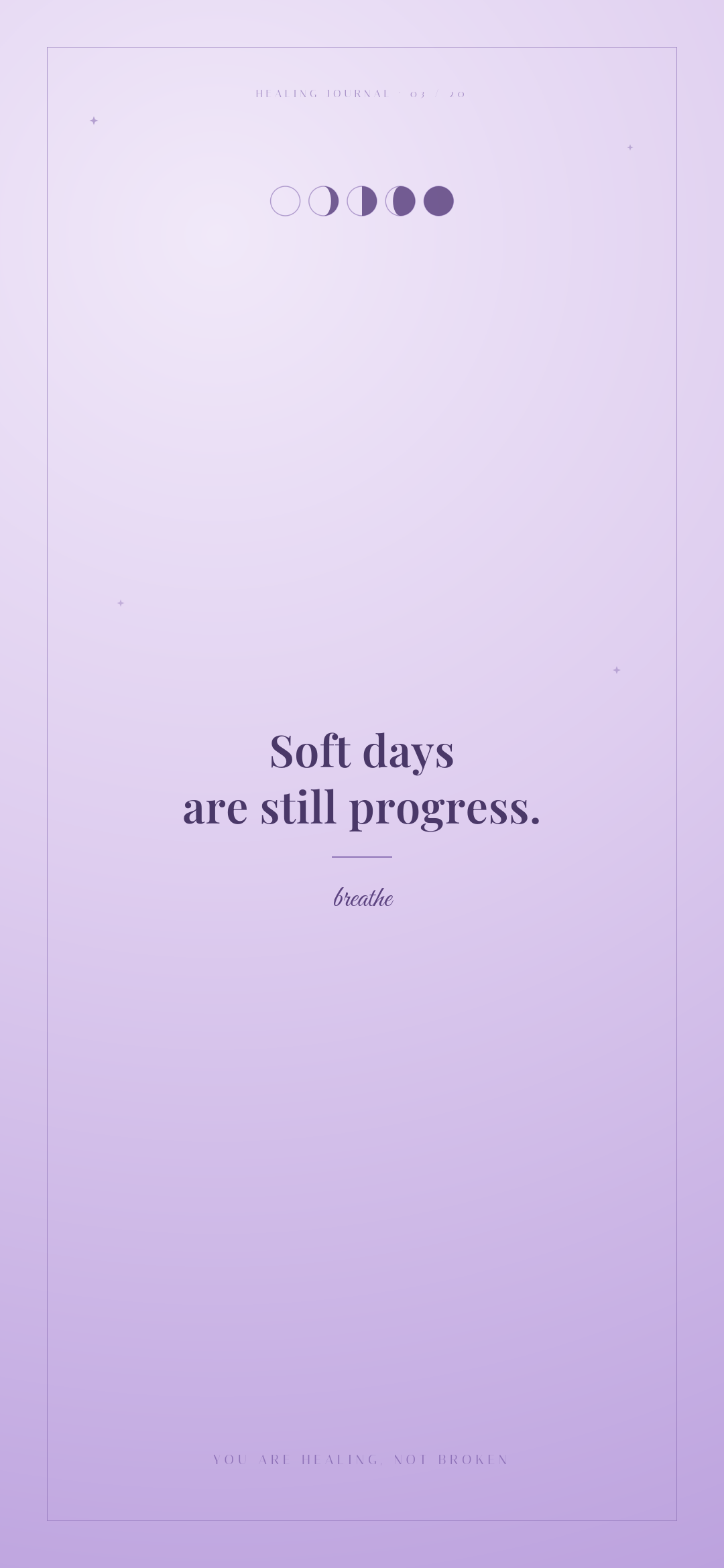 Healing Wallpapers for Women | Motivational Digital Downloads