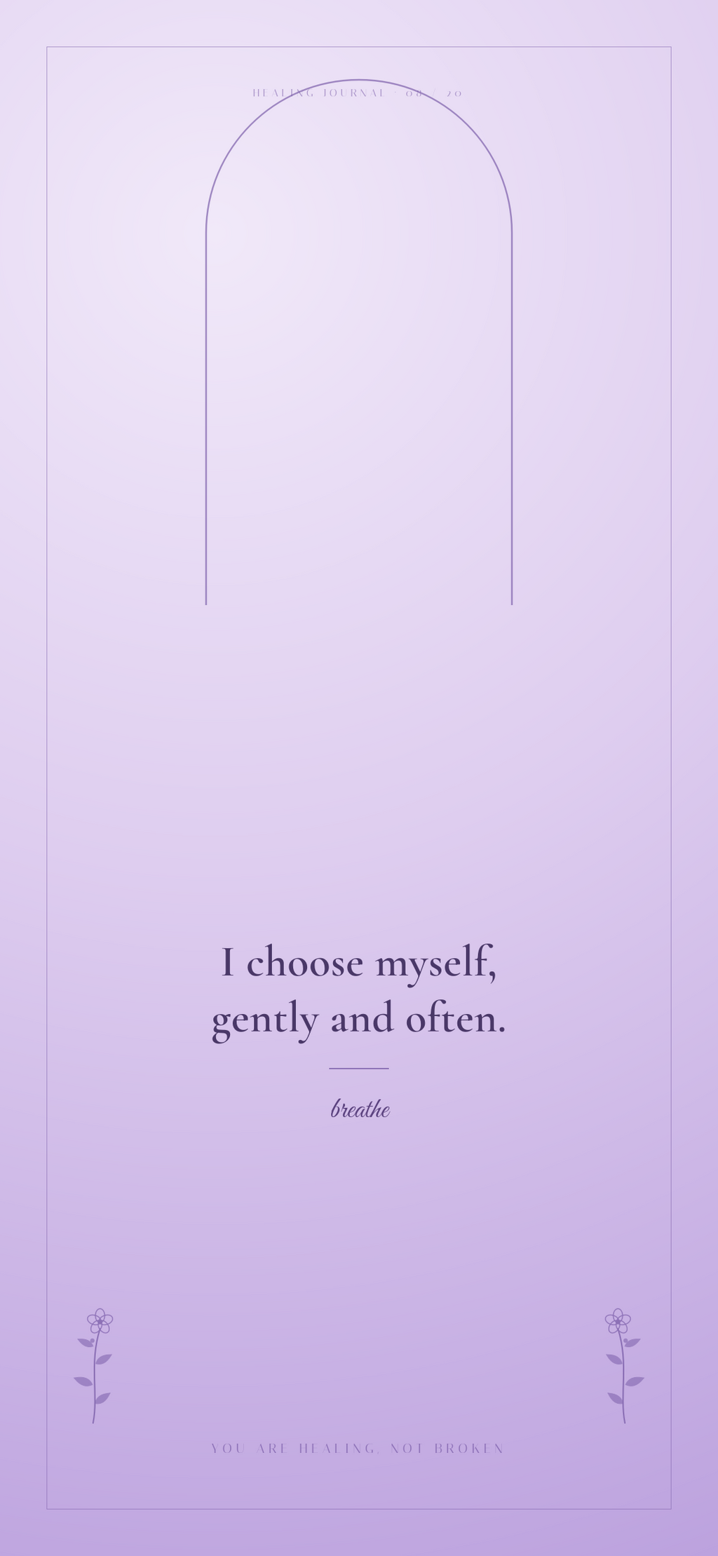 Healing Wallpapers for Women | Motivational Digital Downloads