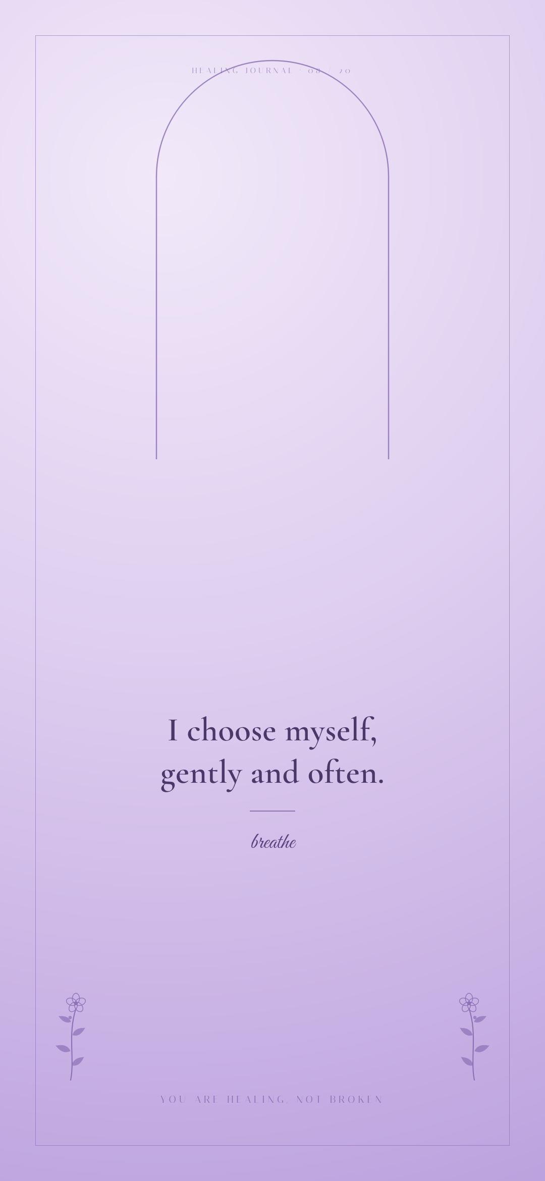 Healing Wallpapers for Women | Motivational Digital Downloads